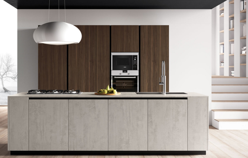 desain dapur minimalis di Enir Kitchen dari Stella Mobili