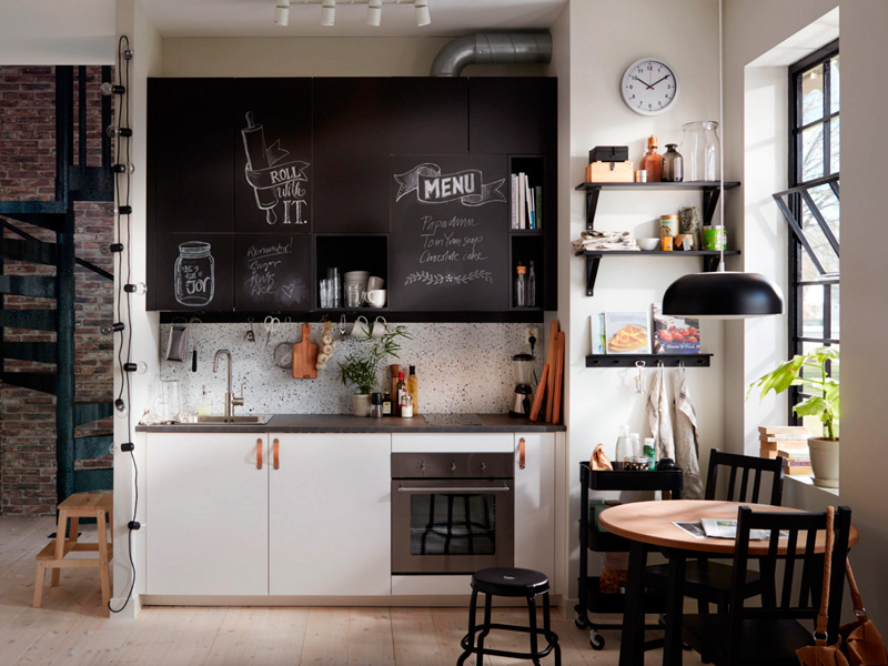 desain dapur minimalis Uddevalla Kitchen dari Ikea