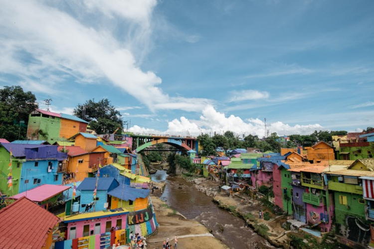 Kampung Warna-Warni Jodipan di Malang