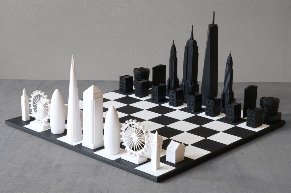 Skyline Chess, Catur Unik Berbentuk Landmark Kota